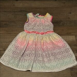 Healthtex Multicolor Lace Kids Dress